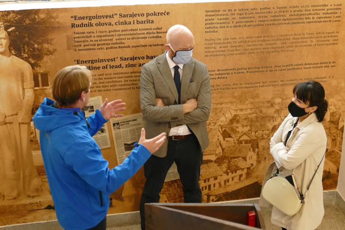 British Ambassador visits the Vares Project